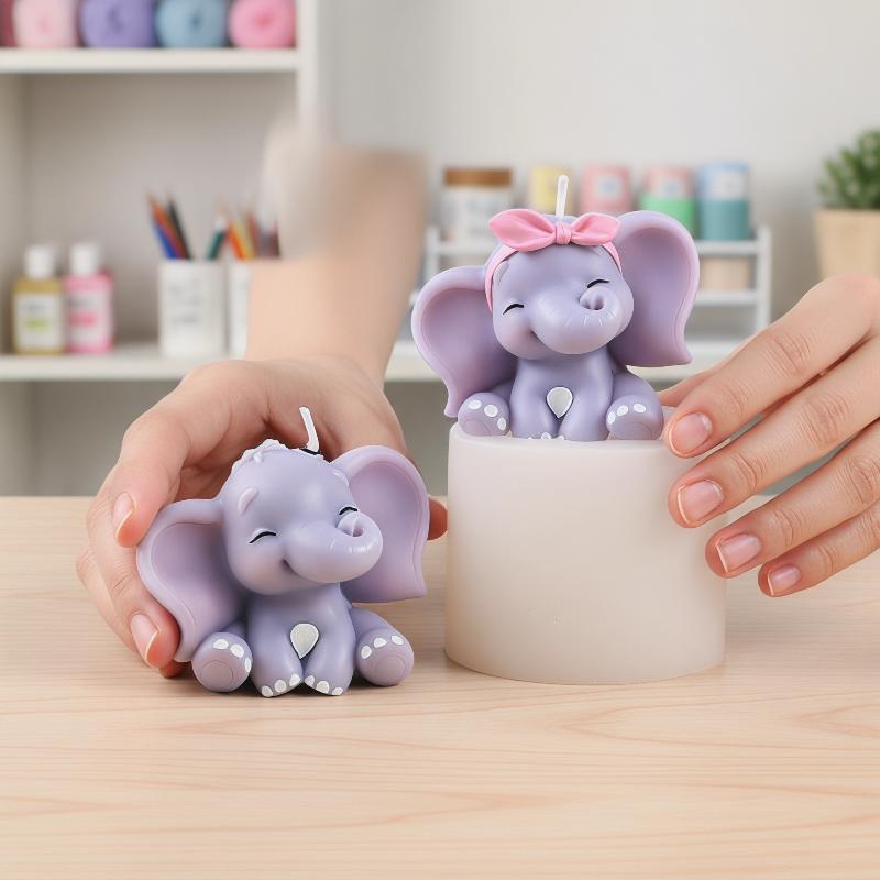 Soap Making Silicone Molds - Molde de Silicone 3D de Elefante