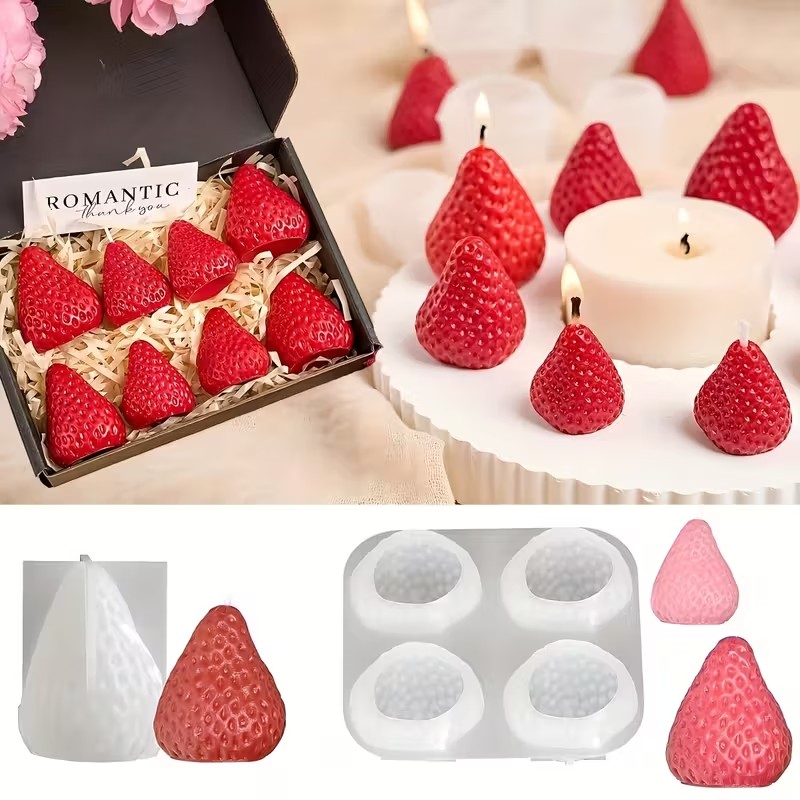 Soap Making Silicone Molds - Molde de Silicone para Velas em