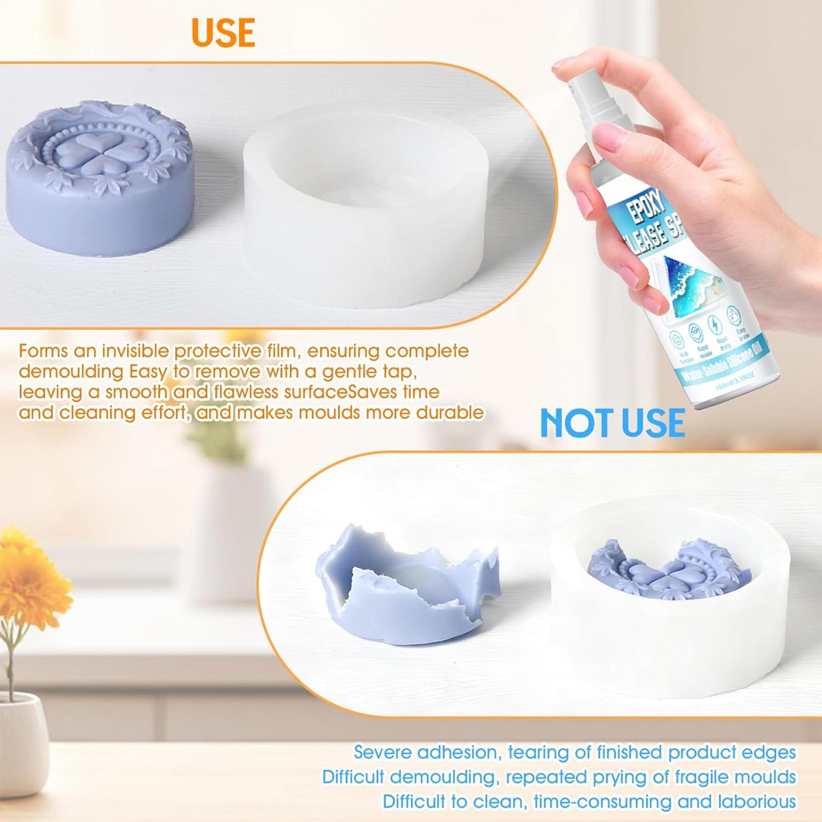 Spray Desmoldante de Silicone  - Soap Making Silicone Molds avaliação e preço