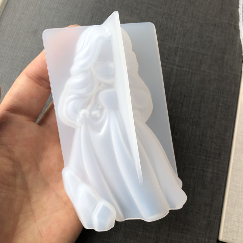 3d bonito princesa silicone ve - Soap Making Silicone Molds avaliação e preço