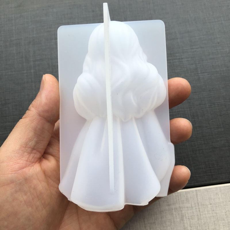 3d bonito princesa silicone ve - Soap Making Silicone Molds avaliação e preço
