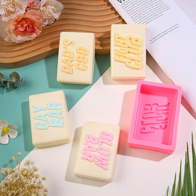 Soap Silicone Mold com letras  - Soap Making Fight Club avaliação e preço