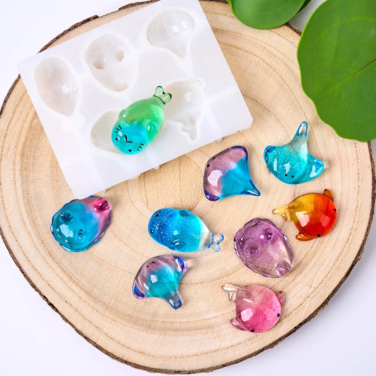 Molde de Silicone 3D de Raia M - Soap Making Silicone Molds avaliação e preço