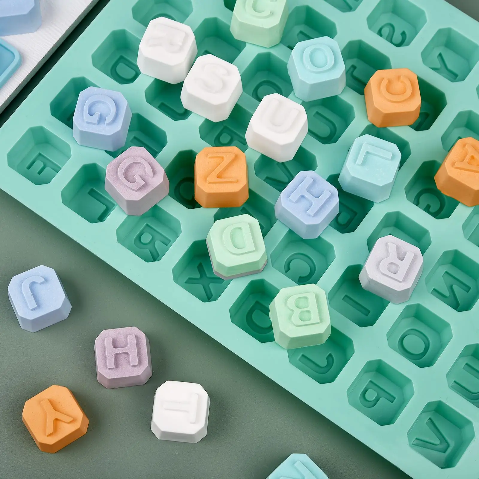 Molde de silicone com 48 letra - Soap Making Silicone Molds avaliação e preço